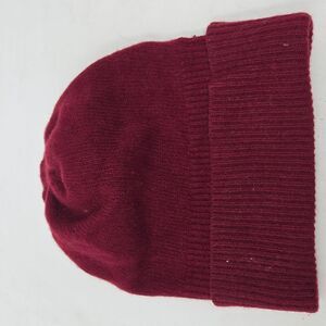 PORTOLONO Cozy Burgundy Knit Beanie NWT